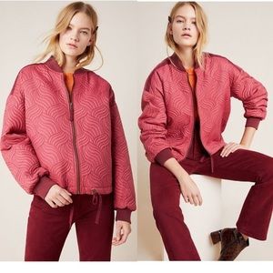 NWT by Anthropologie ZIP front Bomber Jacket